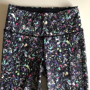 VSX Sport Knockout Leggings GLOW Paint Spatter XS
